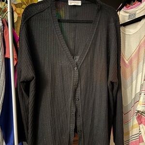 Double Zero Classic Black Cardigan